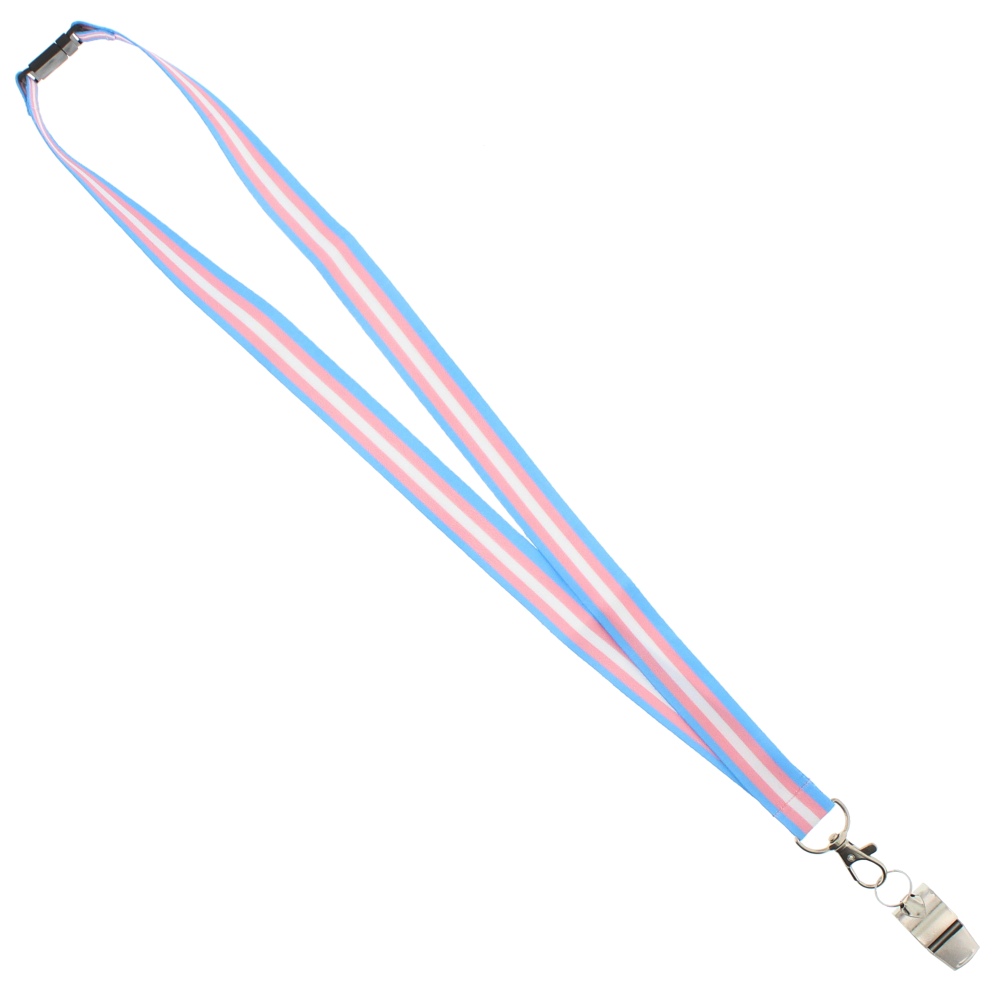 Zac's Alter Ego - Transgender Cordon/Lanyard - avec sifflet - Multicolore